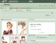 Tablet Screenshot of fancycars.deviantart.com
