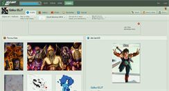 Desktop Screenshot of goku-ssj7.deviantart.com