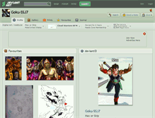 Tablet Screenshot of goku-ssj7.deviantart.com