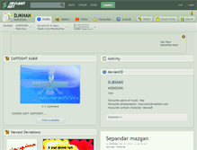 Tablet Screenshot of djkhan.deviantart.com
