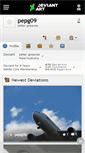Mobile Screenshot of pepg09.deviantart.com