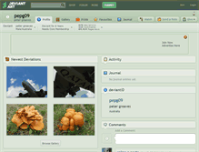 Tablet Screenshot of pepg09.deviantart.com