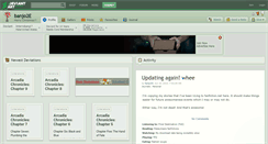 Desktop Screenshot of banjo2e.deviantart.com