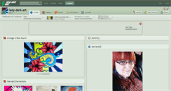 Desktop Screenshot of lady-dark-art.deviantart.com