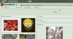 Desktop Screenshot of infernojuggernaut.deviantart.com