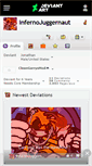 Mobile Screenshot of infernojuggernaut.deviantart.com