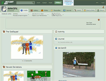 Tablet Screenshot of dolectric.deviantart.com