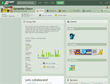 Tablet Screenshot of dynamite-chus.deviantart.com