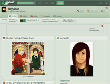 Tablet Screenshot of lerysakon.deviantart.com