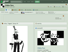 Tablet Screenshot of chibby-tonx.deviantart.com