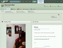Tablet Screenshot of dont-care-bear.deviantart.com