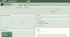 Desktop Screenshot of brian-deneke.deviantart.com