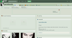 Desktop Screenshot of guerreeternelle.deviantart.com