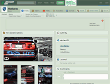 Tablet Screenshot of mostarac.deviantart.com