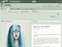 Tablet Screenshot of exopanda.deviantart.com