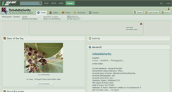 Desktop Screenshot of debatablesanity.deviantart.com