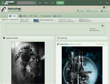 Tablet Screenshot of markusvogt.deviantart.com
