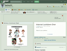 Tablet Screenshot of darkton93.deviantart.com