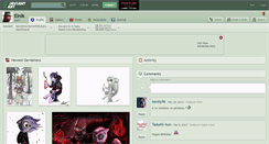 Desktop Screenshot of einik.deviantart.com