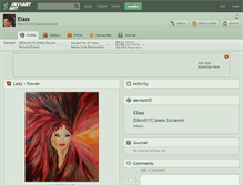 Tablet Screenshot of elass.deviantart.com