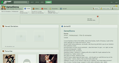 Desktop Screenshot of damseldonna.deviantart.com