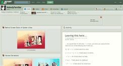 Desktop Screenshot of nobodyfamiliar.deviantart.com