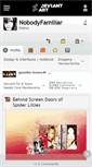 Mobile Screenshot of nobodyfamiliar.deviantart.com