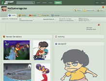 Tablet Screenshot of notsoaveragejoe.deviantart.com