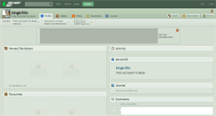 Desktop Screenshot of kingkrillin.deviantart.com
