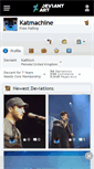 Mobile Screenshot of katmachine.deviantart.com