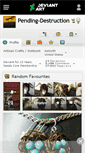 Mobile Screenshot of pending-destruction.deviantart.com