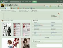 Tablet Screenshot of pending-destruction.deviantart.com