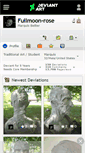 Mobile Screenshot of fullmoon-rose.deviantart.com