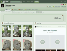 Tablet Screenshot of fullmoon-rose.deviantart.com