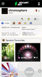 Mobile Screenshot of chromosphere.deviantart.com