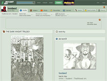 Tablet Screenshot of loodaed.deviantart.com