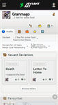 Mobile Screenshot of granmago.deviantart.com