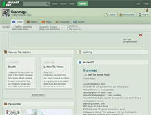 Tablet Screenshot of granmago.deviantart.com