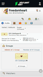 Mobile Screenshot of freedomheart.deviantart.com