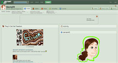 Desktop Screenshot of dawny05.deviantart.com