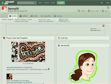 Tablet Screenshot of dawny05.deviantart.com