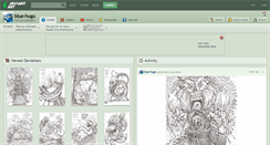 Desktop Screenshot of blue-hugo.deviantart.com