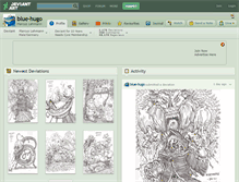 Tablet Screenshot of blue-hugo.deviantart.com