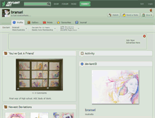 Tablet Screenshot of bransel.deviantart.com