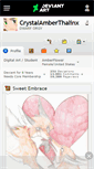 Mobile Screenshot of crystalamberthalinx.deviantart.com