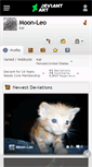 Mobile Screenshot of moon-leo.deviantart.com