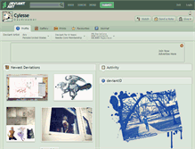 Tablet Screenshot of cylesse.deviantart.com