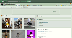 Desktop Screenshot of finalkingdomdeath.deviantart.com