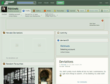 Tablet Screenshot of fishxnets.deviantart.com