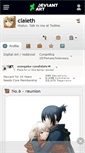 Mobile Screenshot of claieth.deviantart.com